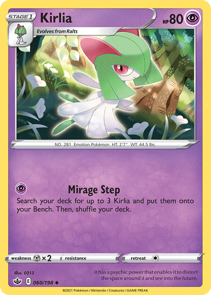 Kirlia — illustrated card