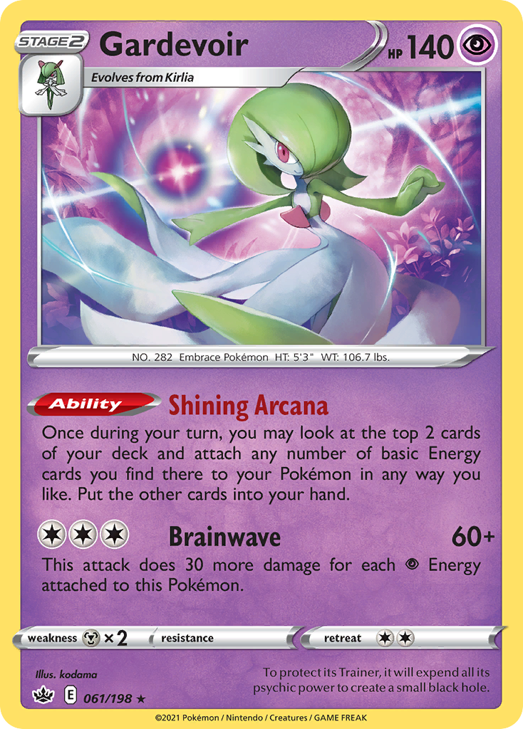 Gardevoir — illustrated card