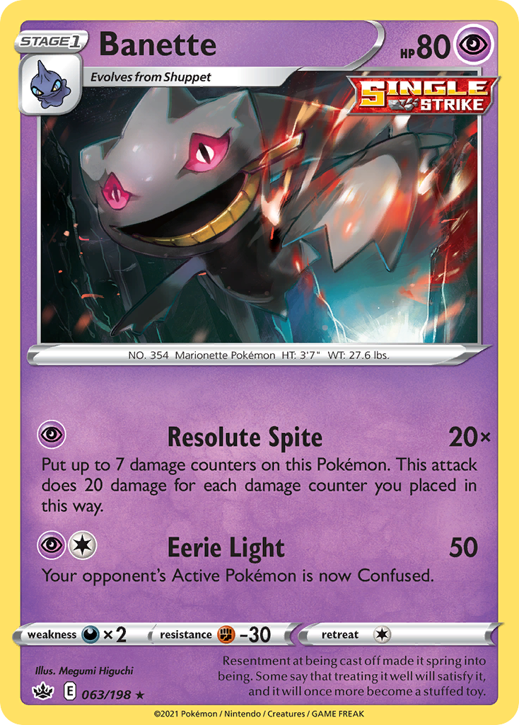 Banette — illustrated card
