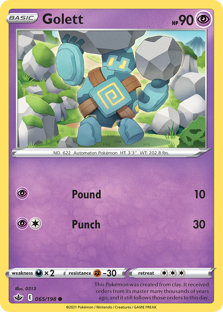 Golett — illustrated card