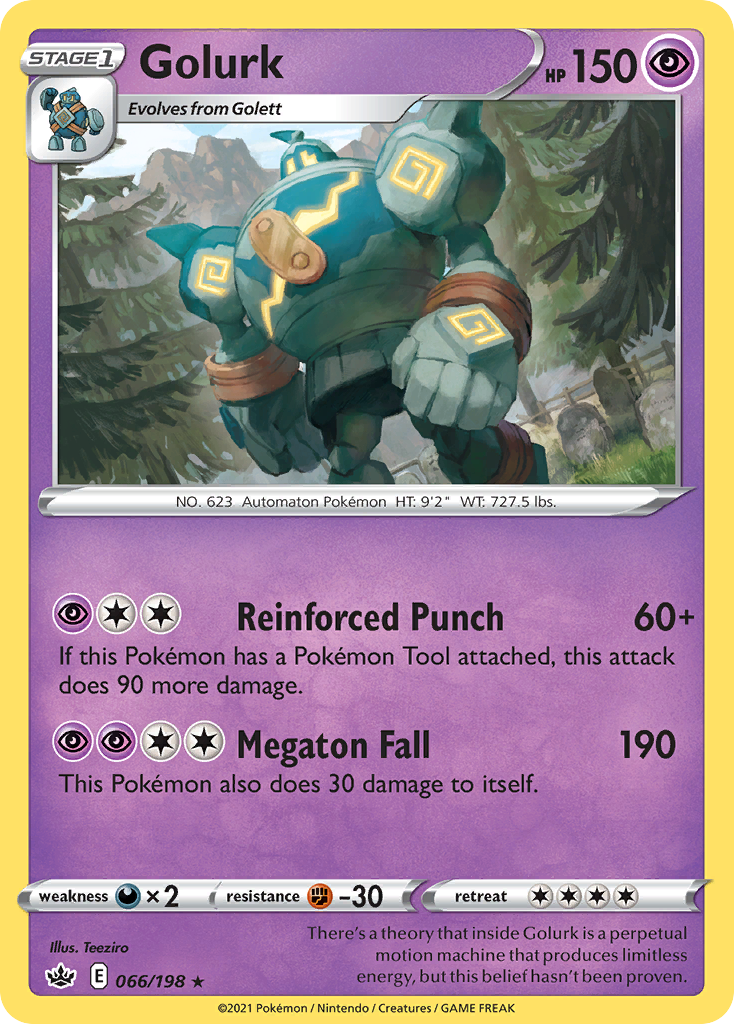 Golurk — illustrated card