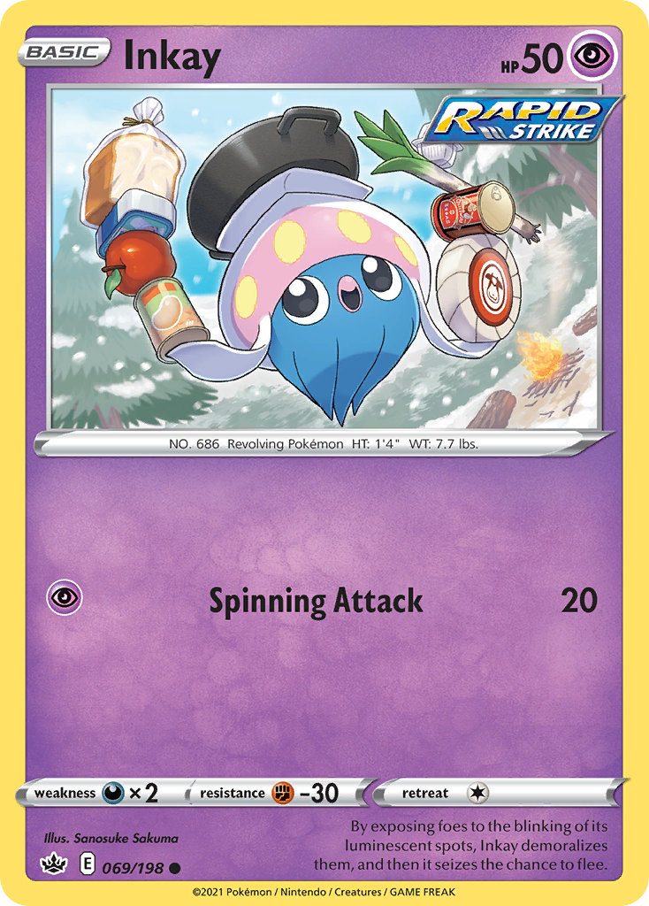 Inkay — illustrated card