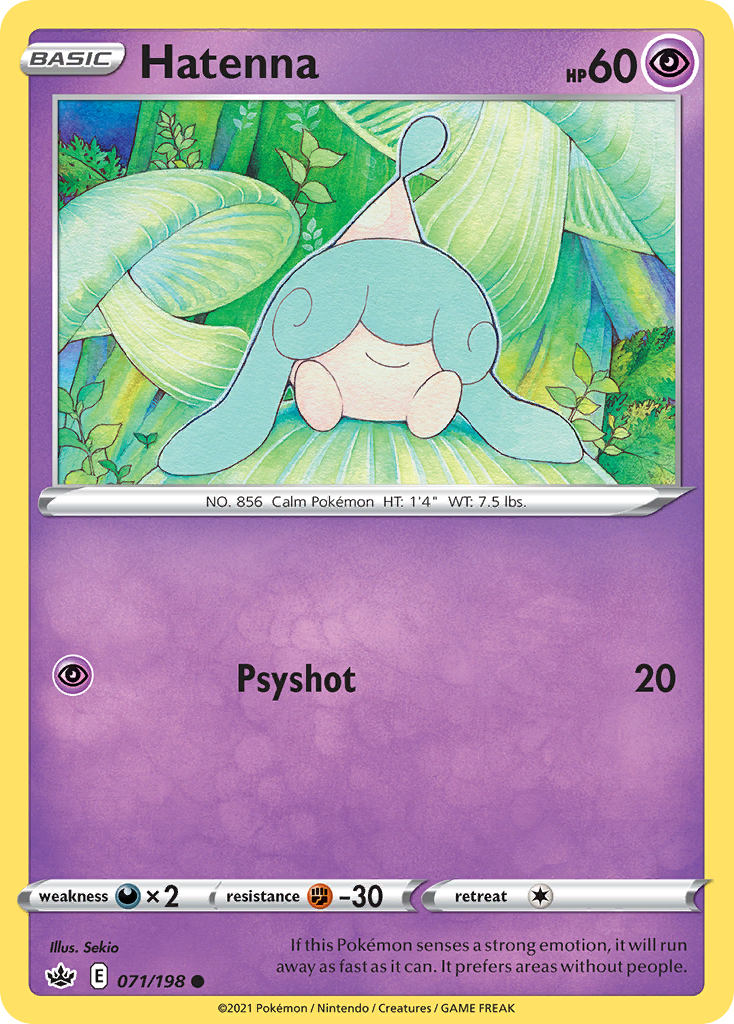 Hatenna — illustrated card
