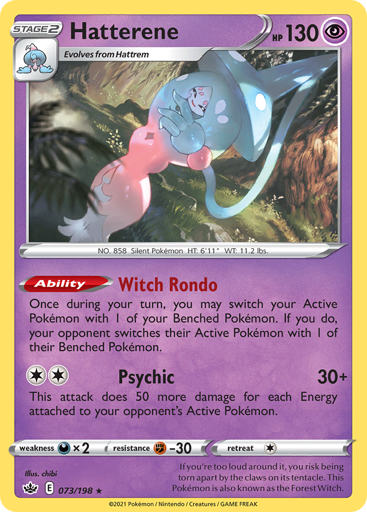 Hatterene — illustrated card