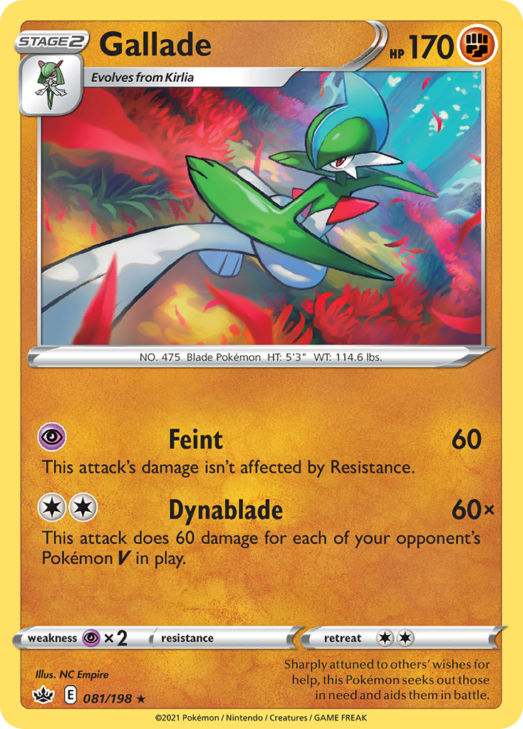 Gallade — illustrated card