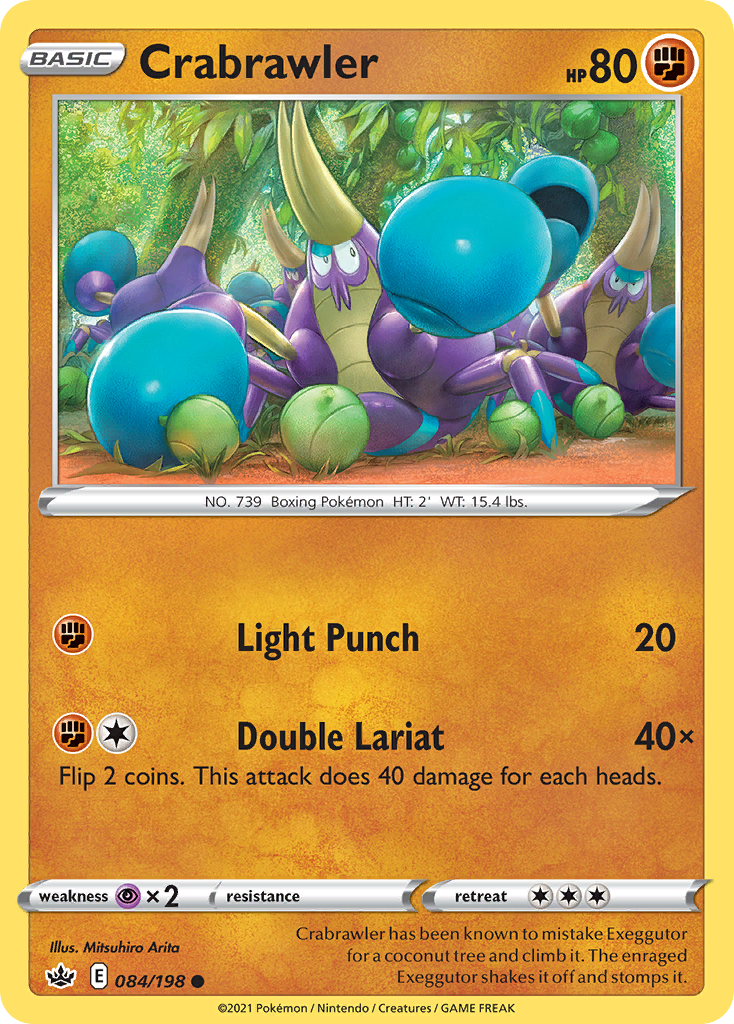 Crabrawler — illustrated card
