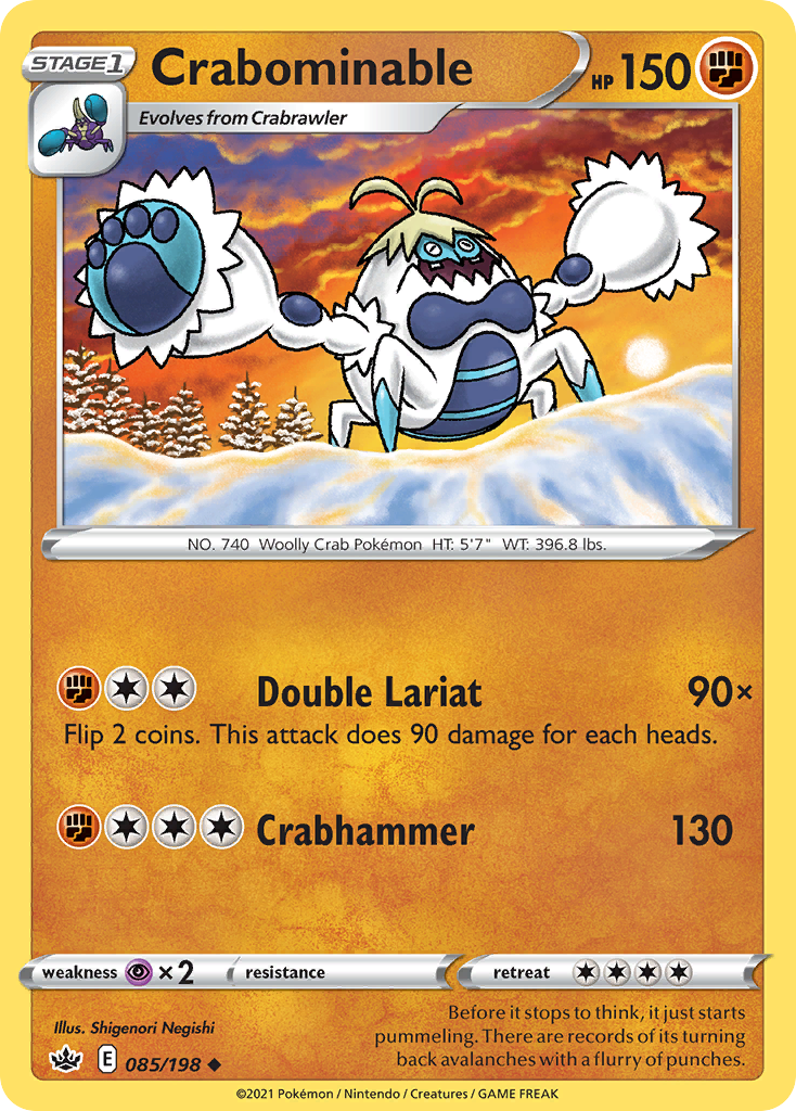 Crabominable — illustrated card