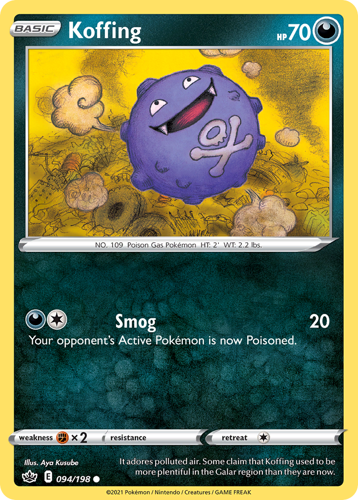Koffing — illustrated card