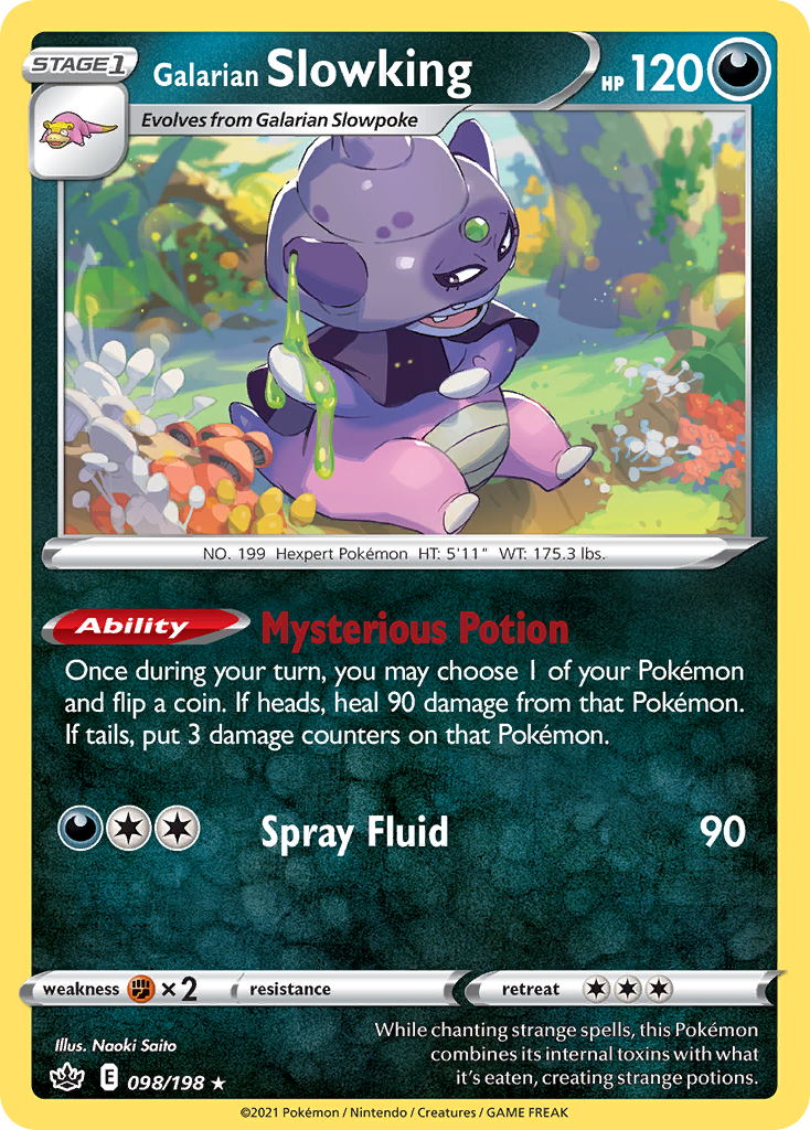 Galarian Slowking — illustrated card