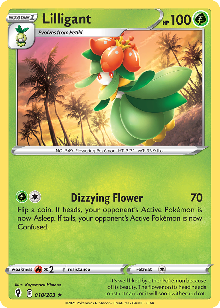 Lilligant — illustrated card