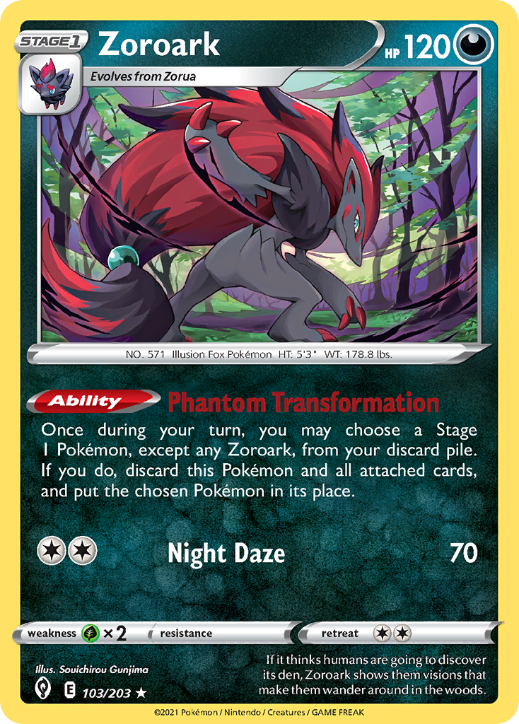 Zoroark — illustrated card