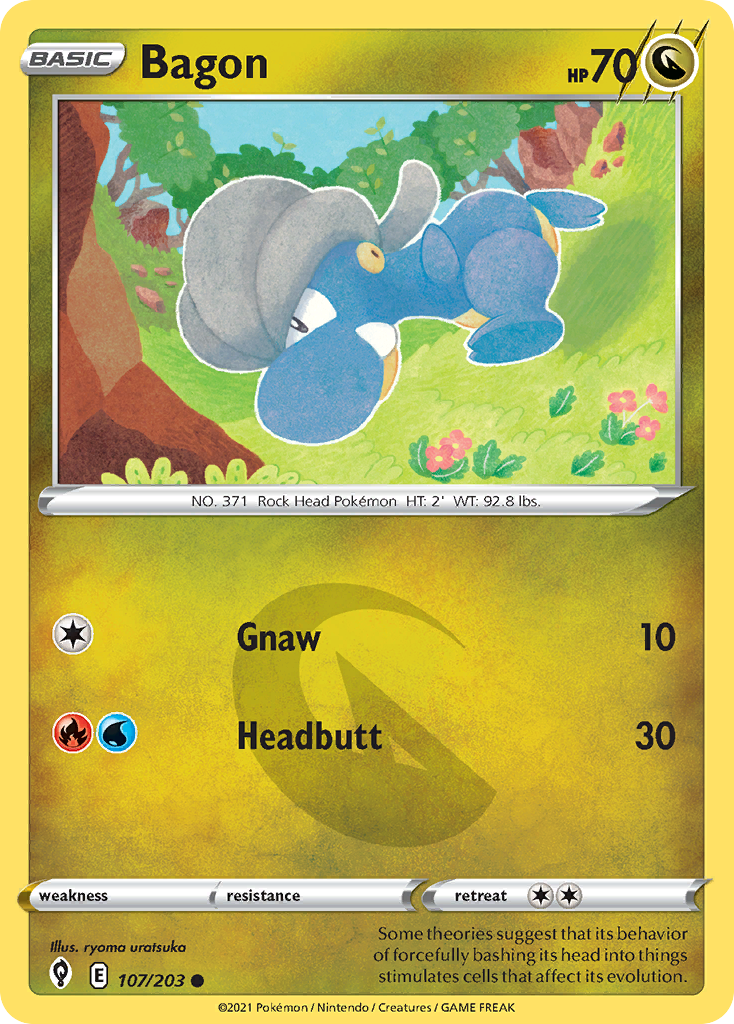 Bagon — illustrated card