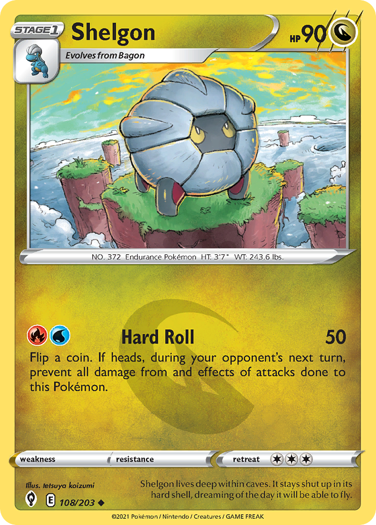 Shelgon — illustrated card