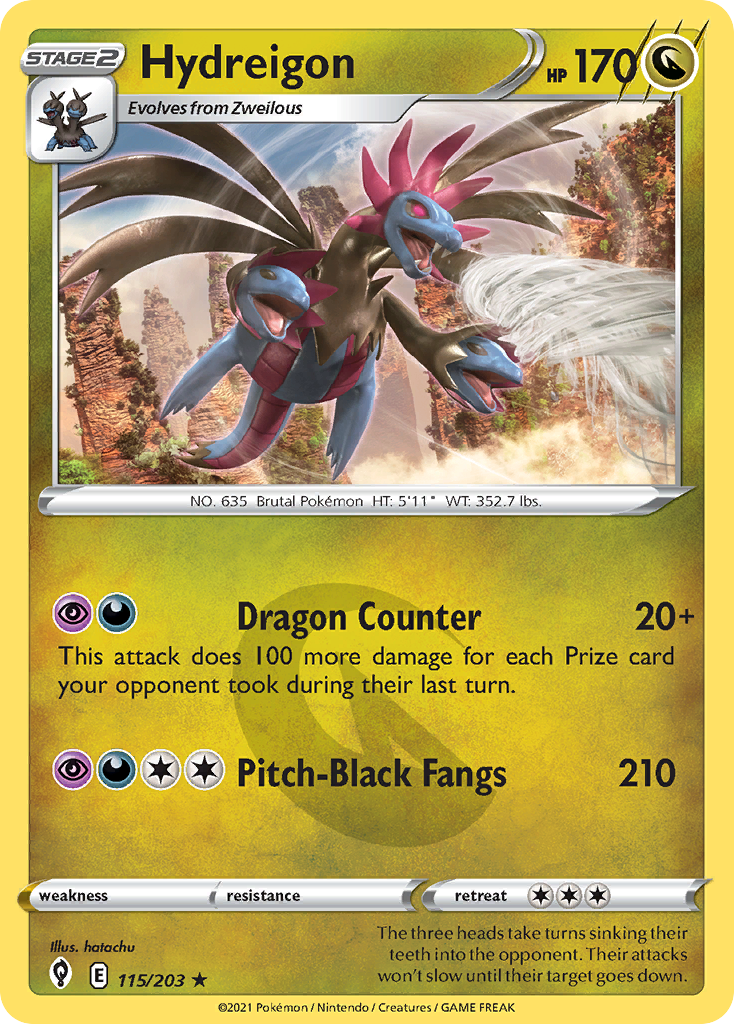 Hydreigon — illustrated card