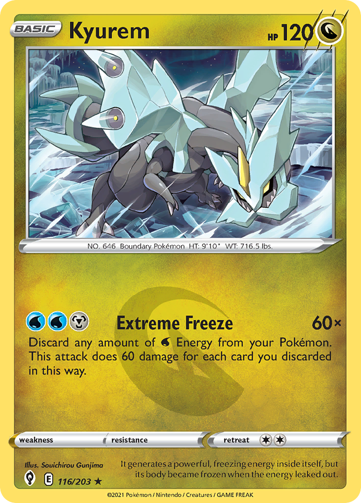 Kyurem — illustrated card