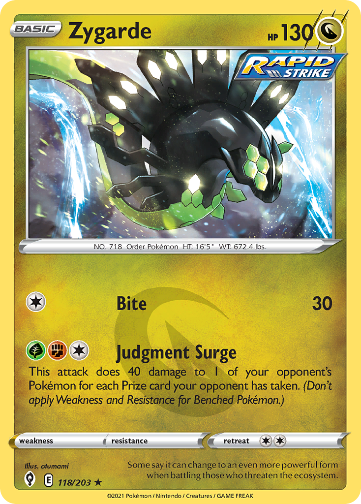 Zygarde — illustrated card