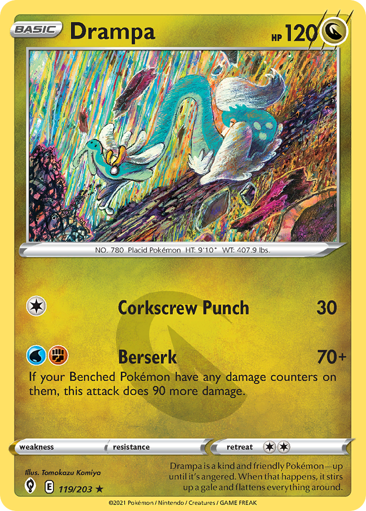 Drampa — illustrated card