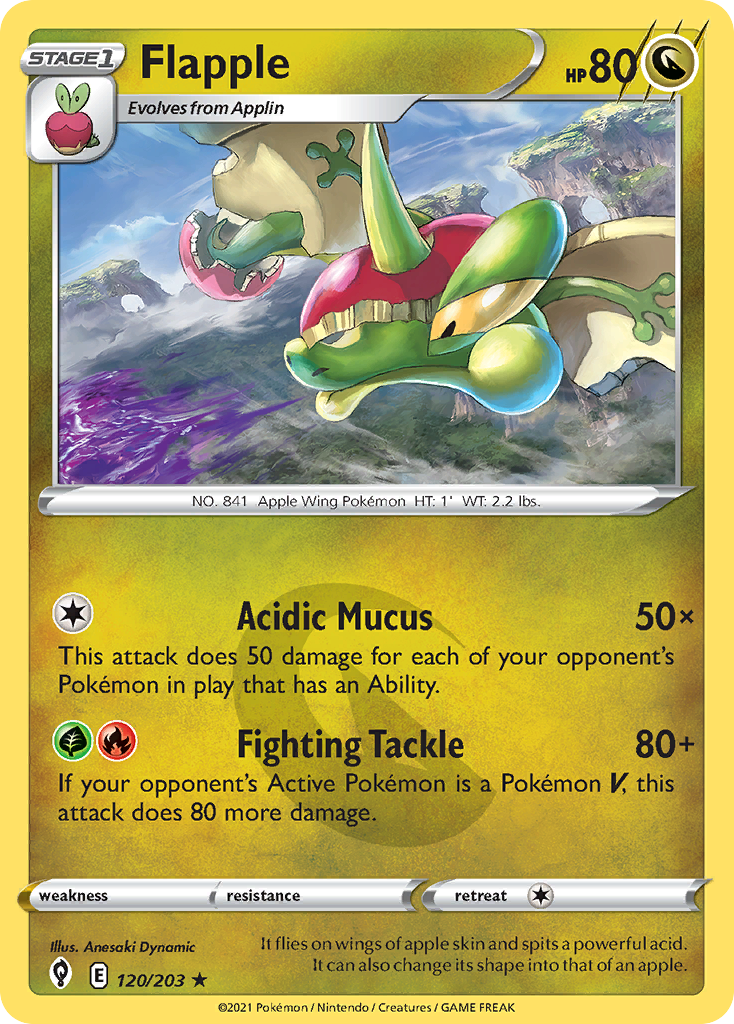 Flapple — illustrated card