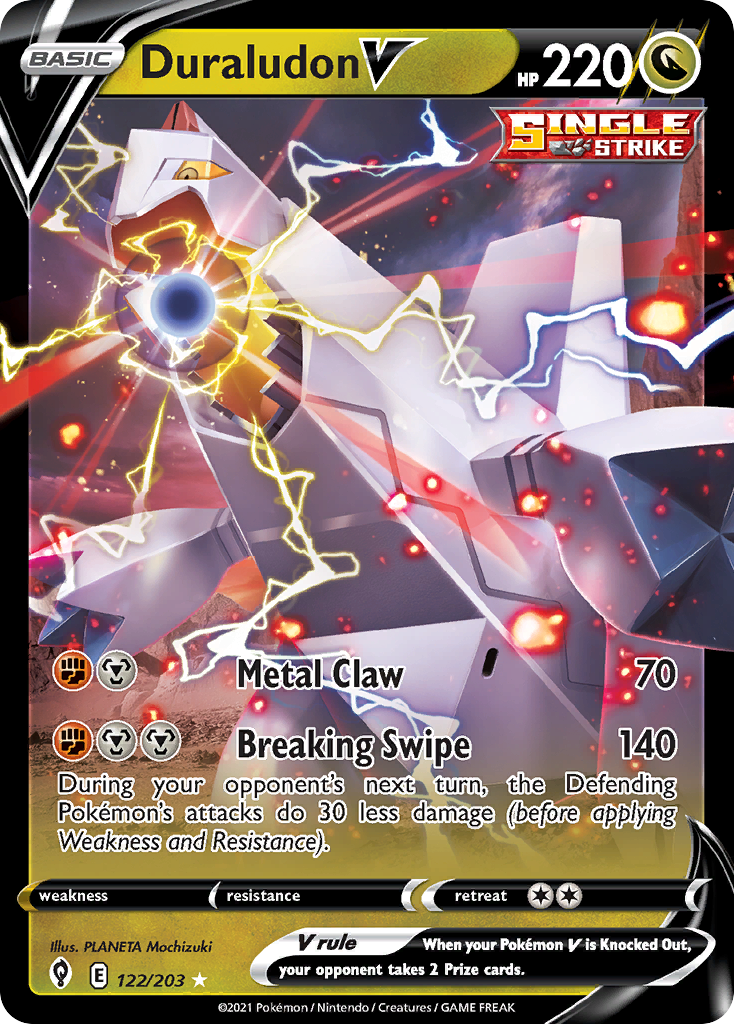 Duraludon V — illustrated card