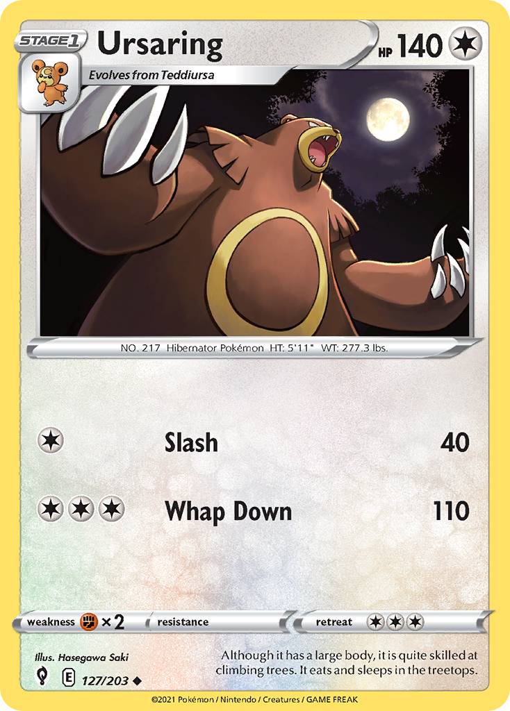 Ursaring — illustrated card
