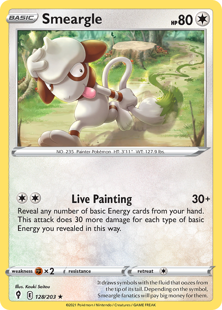 Smeargle — illustrated card