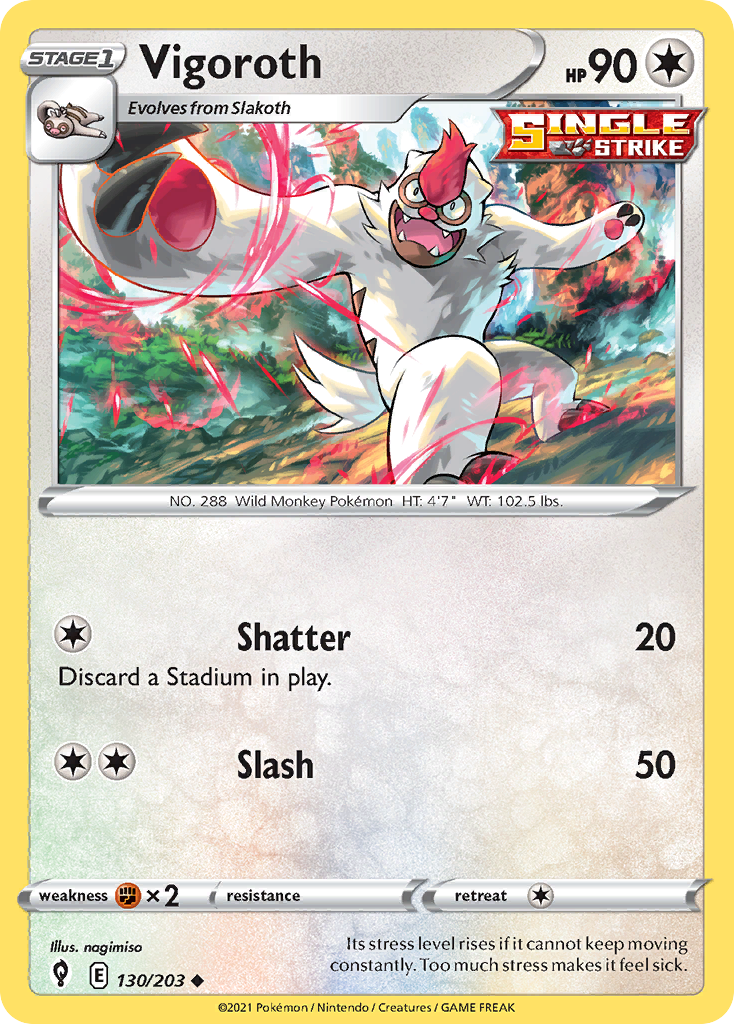 Vigoroth — illustrated card
