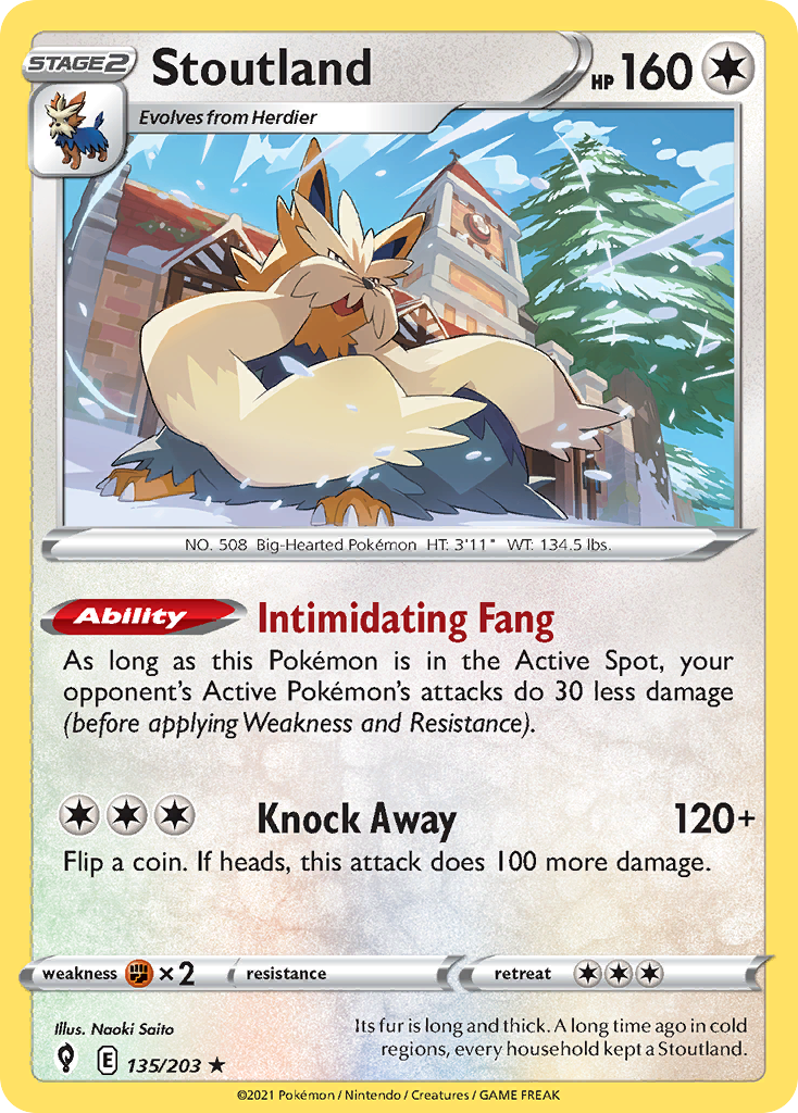 Stoutland — illustrated card