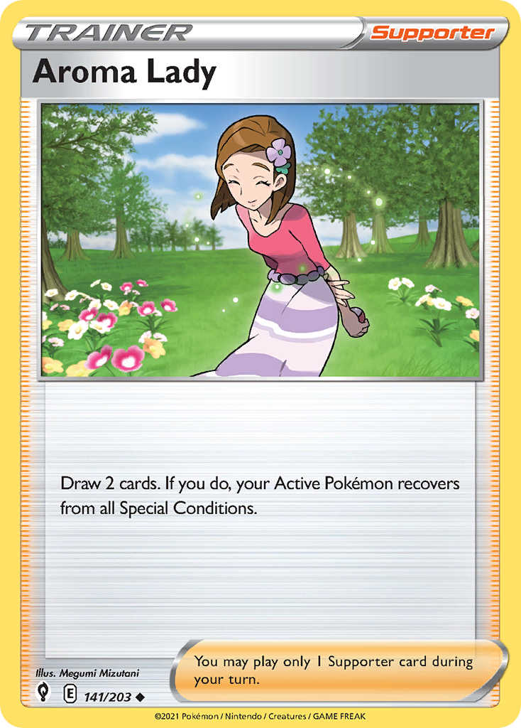 Aroma Lady — illustrated card