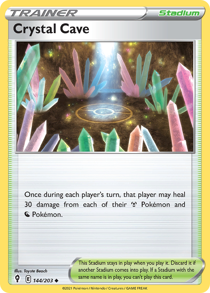 Crystal Cave — illustrated card
