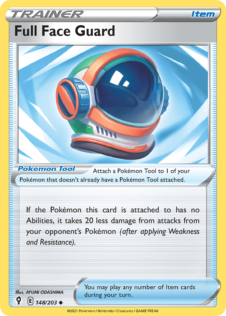 Full Face Guard — illustrated card