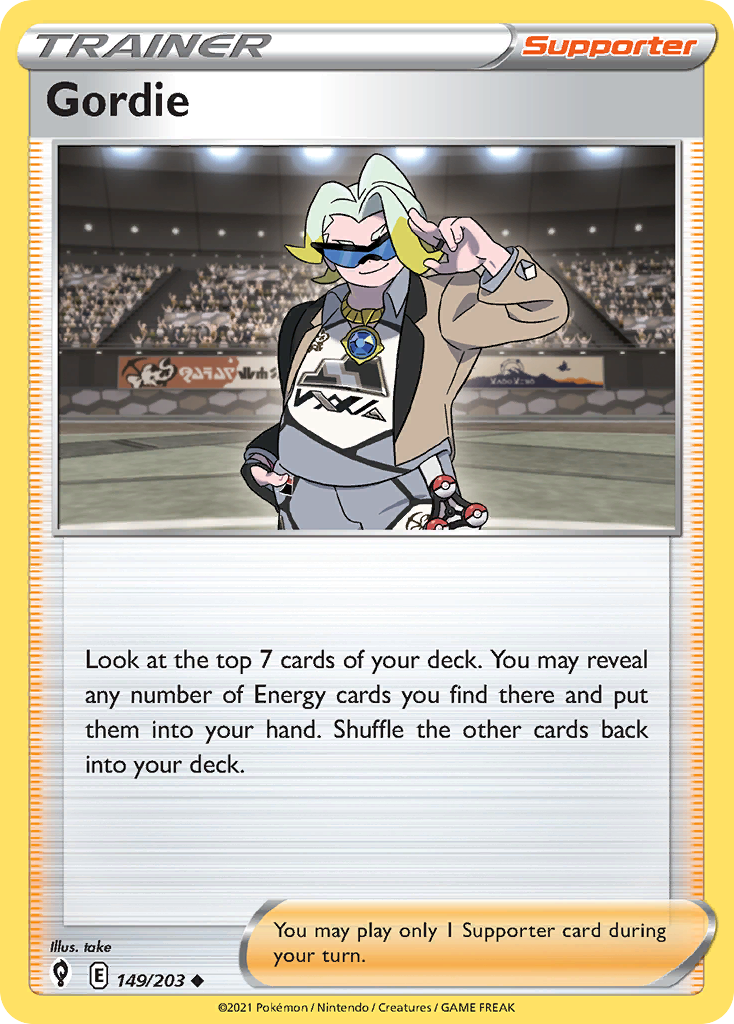 Gordie — illustrated card