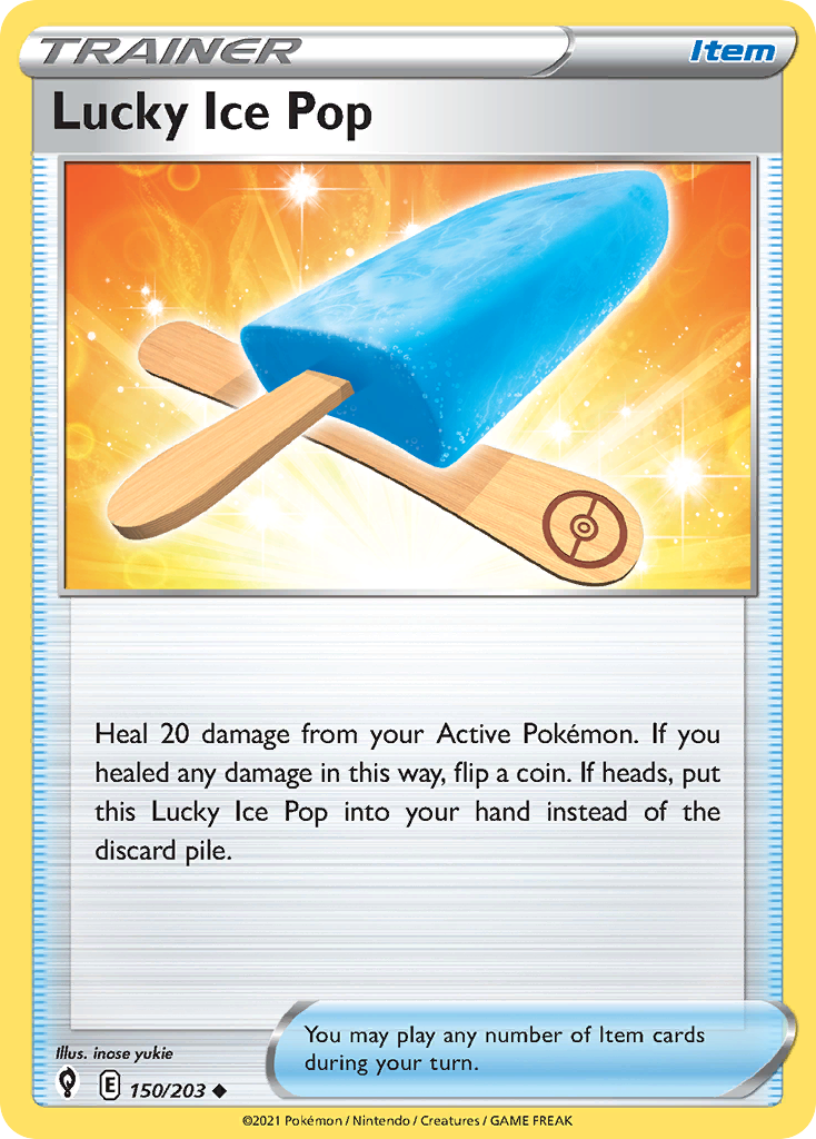 Lucky Ice Pop — illustrated card