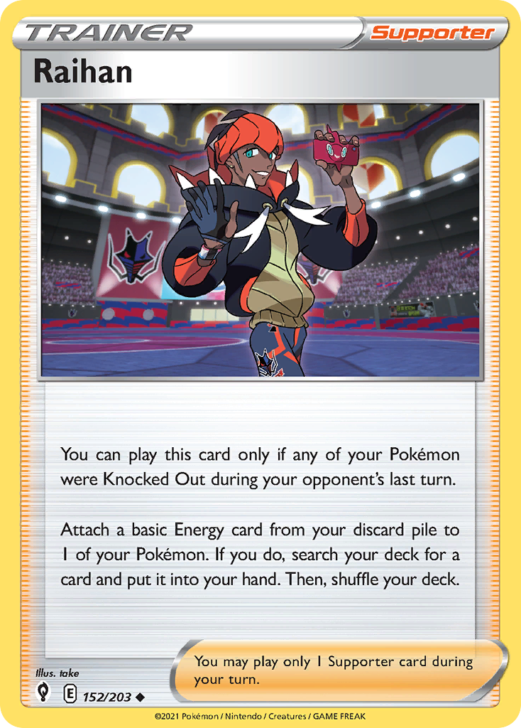 Raihan — illustrated card