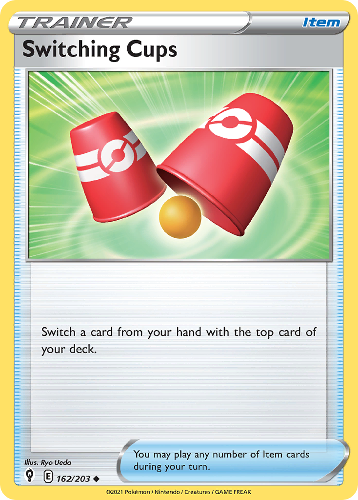 Switching Cups — illustrated card