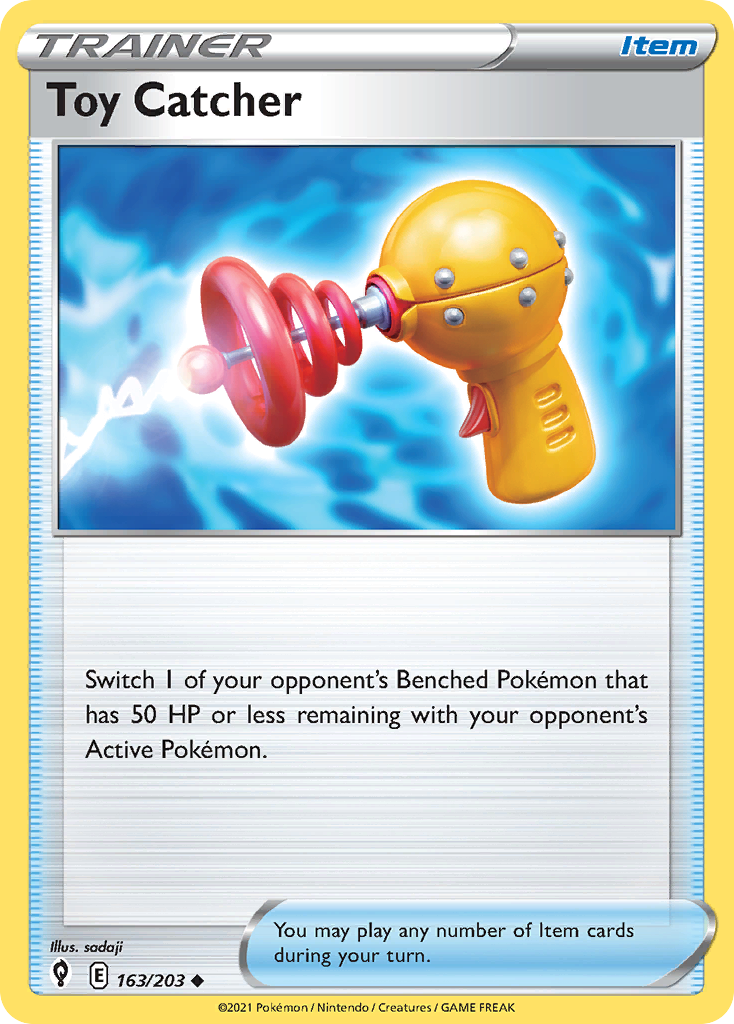 Toy Catcher — illustrated card