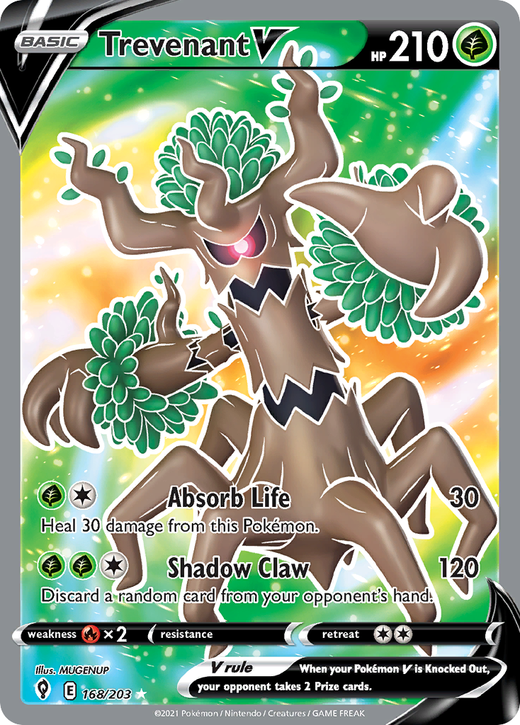 Trevenant V — illustrated card