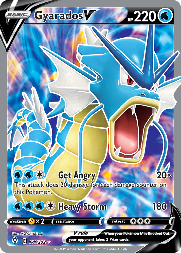 Gyarados V — illustrated card