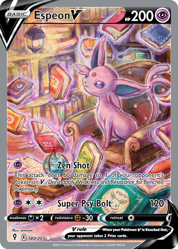 Espeon V — illustrated card