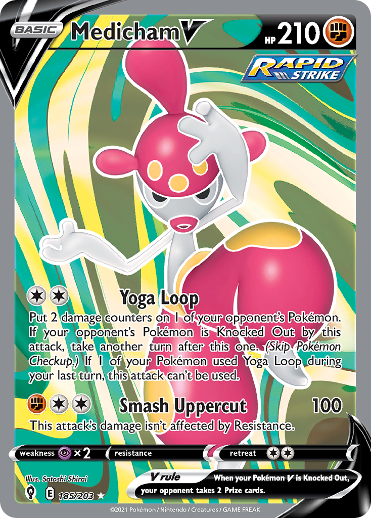 Medicham V — illustrated card