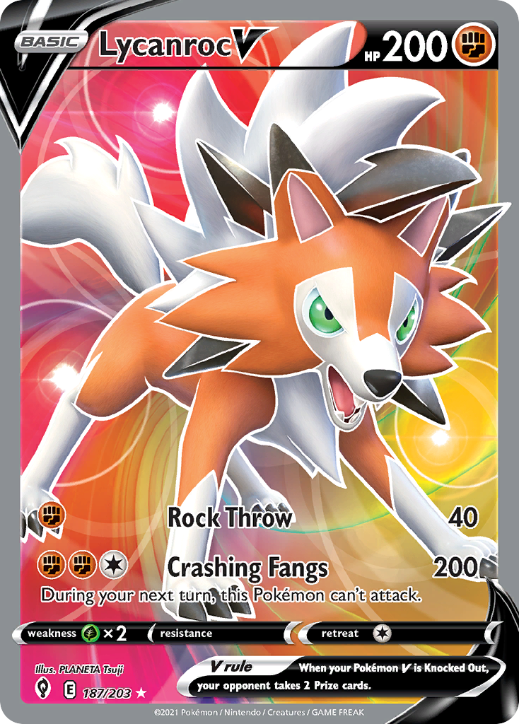 Lycanroc V — illustrated card