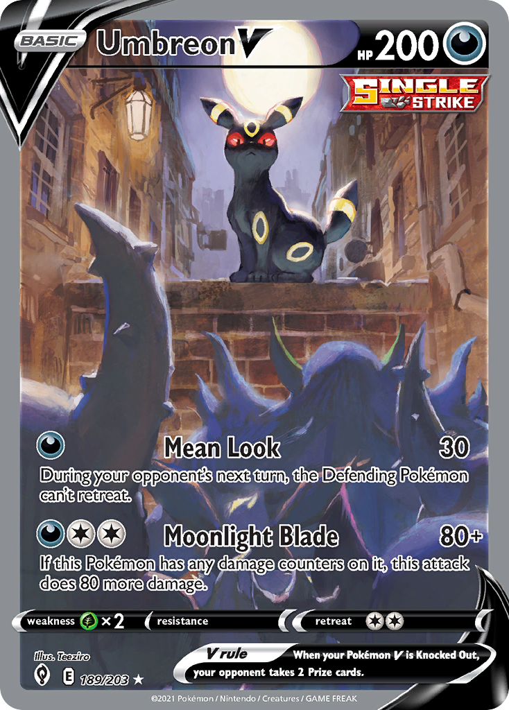 Umbreon V — illustrated card