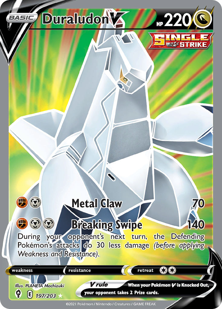 Duraludon V — illustrated card