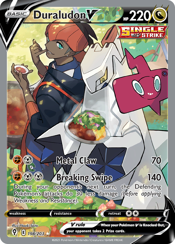 Duraludon V — illustrated card
