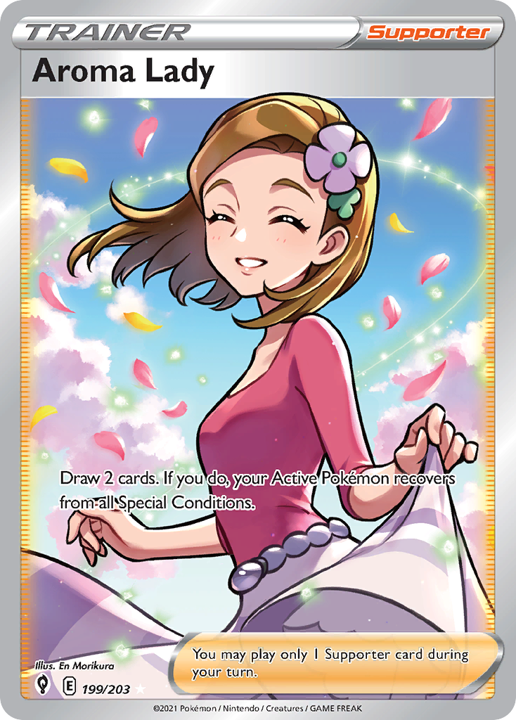 Aroma Lady — illustrated card