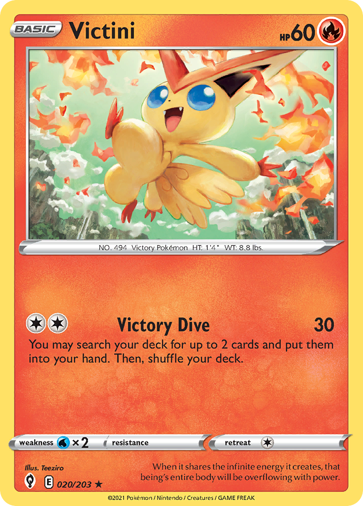 Victini — illustrated card