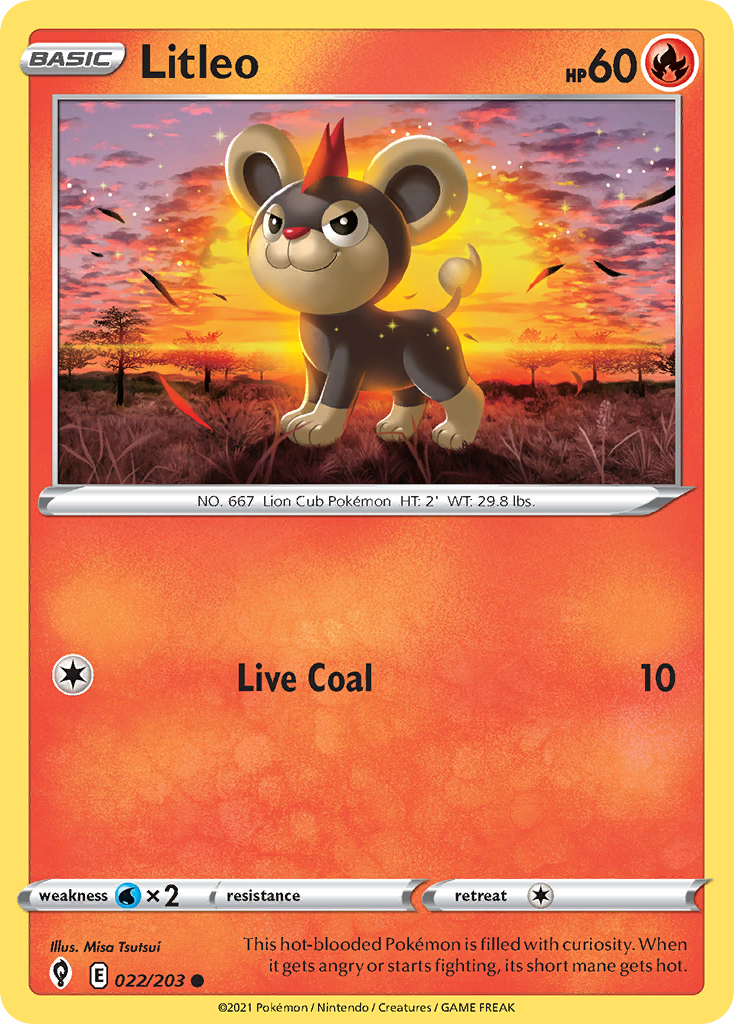 Litleo — illustrated card