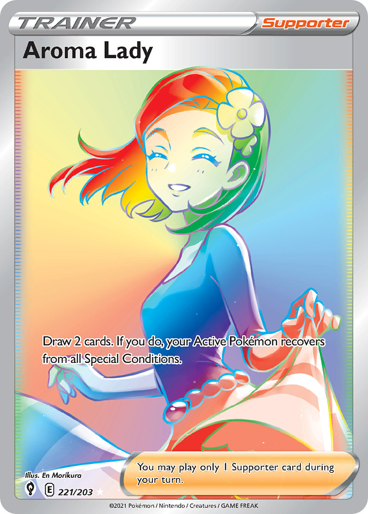 Aroma Lady — illustrated card