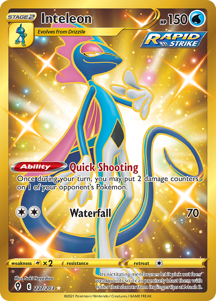 Inteleon — illustrated card