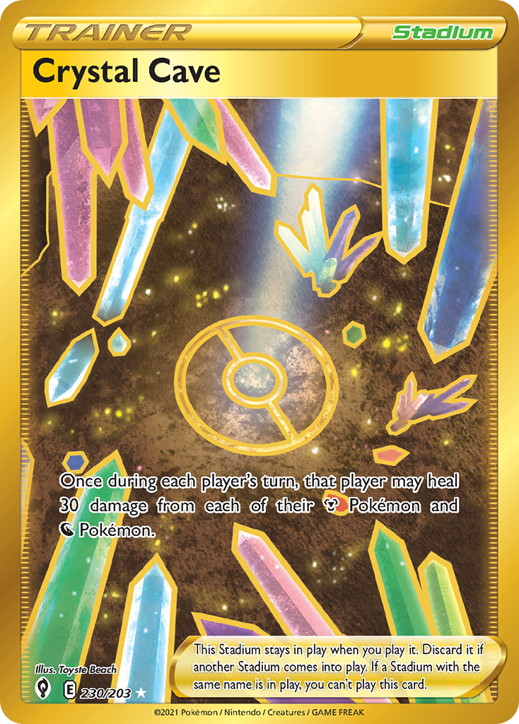Crystal Cave — illustrated card