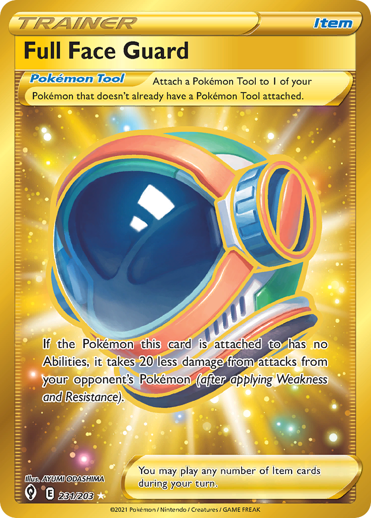 Full Face Guard — illustrated card